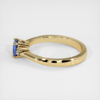 0.75 Ct. Blue Sapphire Ring, 14K Yellow Gold 4