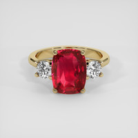 3.01 Ct. Ruby Ring, 14K Yellow Gold 1