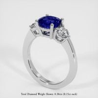 2.09 Ct. Sapphire Ring, Platinum 950 2