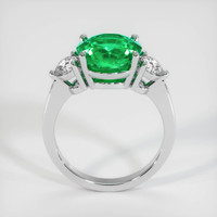 3.59 Ct. Emerald Ring, Platinum 950 3