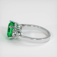 3.59 Ct. Emerald Ring, Platinum 950 4