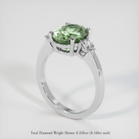 2.67 Ct. Gemstone Ring, Platinum 950 2