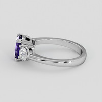 2.77 Ct. Violet Sapphire Ring, Platinum 950 4