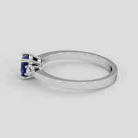 0.82 Ct. Blue Sapphire Ring, Platinum 950 4