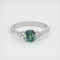 0.88 Ct. Sapphire Ring, Platinum 950 1
