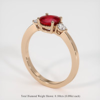 Ruby Ring 1.12 Ct. 14K Rose Gold Preview