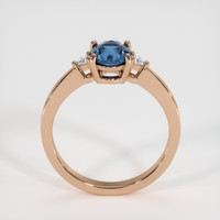 1.27 Ct. Sapphire Ring, 18K Rose Gold 3