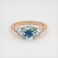 2.30 Ct. Sapphire Ring, 18K Rose Gold 1