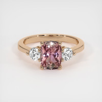 1.34 Ct. Sapphire Ring, 18K Rose Gold 1