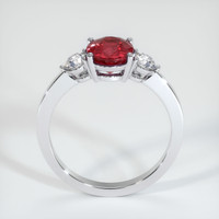 2.35 Ct. Ruby Ring, 10K White Gold 3