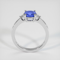 1.22 Ct. Purplish Blue Sapphire Ring, 10K White Gold 3