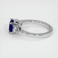 2.09 Ct. Sapphire Ring, 14K White Gold 4