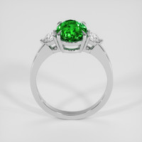 3.03 Ct. Tsavorite Garnet Ring, 14K White Gold 3