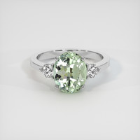 2.67 Ct. Gemstone Ring, 14K White Gold 1