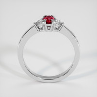 0.41 Ct. Ruby Ring, 14K White Gold 3
