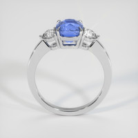 2.24 Ct. Blue Sapphire Ring, 14K White Gold 3