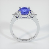 3.00 Ct. Sapphire Ring, 18K White Gold 3