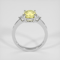 1.96 Ct. Yellow Sapphire Ring, 18K White Gold 3