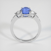 2.24 Ct. Blue Sapphire Ring, 18K White Gold 3