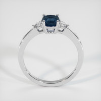 1.07 Ct. Sapphire Ring, 18K White Gold 3