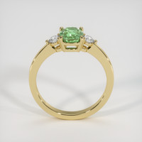 1.98 Ct. Bluish Green Sapphire Ring, 10K Yellow Gold 3