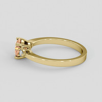 1.07 Ct. Bi Color Sapphire Ring, 10K Yellow Gold 4
