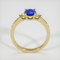 1.03 Ct. Blue Sapphire Ring, 14K Yellow Gold 3