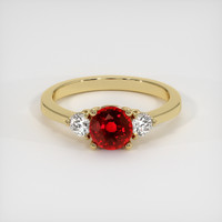 1.56 Ct. Ruby Ring, 14K Yellow Gold 1