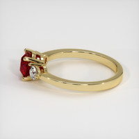 1.56 Ct. Ruby Ring, 14K Yellow Gold 4