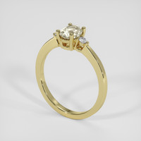 1.06 Ct. Bi Color Sapphire Ring, 14K Yellow Gold 2
