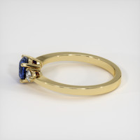 1.08 Ct. Blue Sapphire Ring, 18K Yellow Gold 4