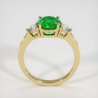 1.55 Ct. Emerald Ring, 18K Yellow Gold 3