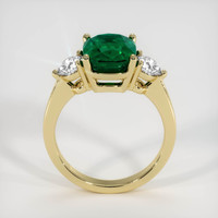 2.97 Ct. Emerald Ring, 18K Yellow Gold 3