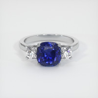 2.68 Ct. Sapphire Ring, Platinum 950 1