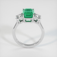 2.81 Ct. Emerald Ring, Platinum 950 3