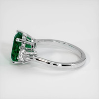 2.97 Ct. Emerald Ring, Platinum 950 4