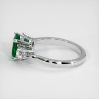 1.38 Ct. Emerald Ring, Platinum 950 4