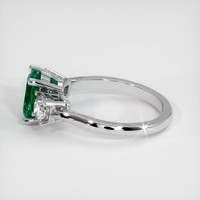 1.31 Ct. Emerald  Ring - Platinum 950