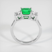 1.51 Ct. Emerald Ring, Platinum 950 3