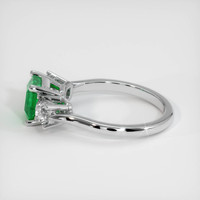 1.51 Ct. Emerald Ring, Platinum 950 4