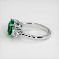 2.62 Ct. Emerald Ring, Platinum 950 4