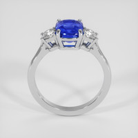 3.11 Ct. Blue Sapphire Ring, Platinum 950 3