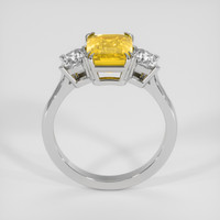 4.03 Ct. Yellow Sapphire Ring, Platinum 950 3