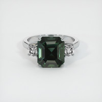 6.18 Ct. Sapphire Ring, Platinum 950 1