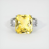 10.07 Ct. Sapphire Ring, Platinum 950 1