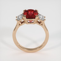 5.46 Ct. Ruby Ring, 14K Rose Gold 3