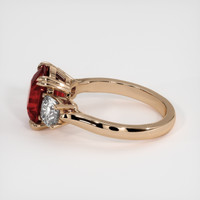 5.46 Ct. Ruby Ring, 14K Rose Gold 4