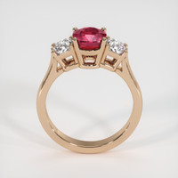 2.02 Ct. Ruby Ring, 14K Rose Gold 3