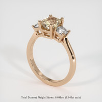 1.99 Ct. Sapphire Ring, 14K Rose Gold 2