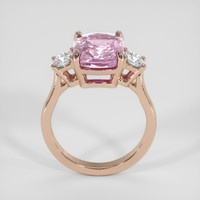 5.24 Ct. Pink Sapphire Ring, 14K Rose Gold 3